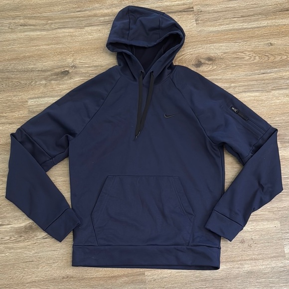 Nike Dark Blue Pullover Hoodie - Picture 1 of 5